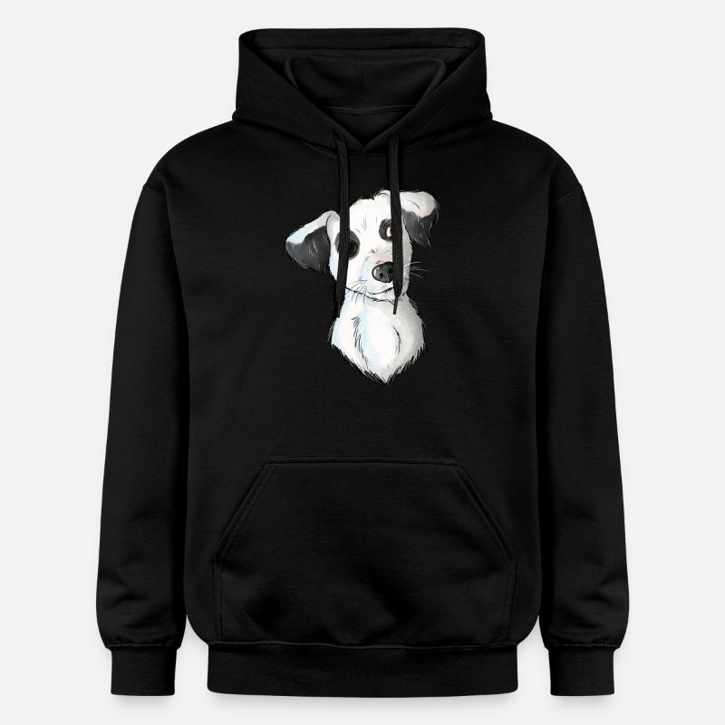 Jack Russell Patron 6 - Sweat à capuche Softstyle® Gildan Unisexe - noir