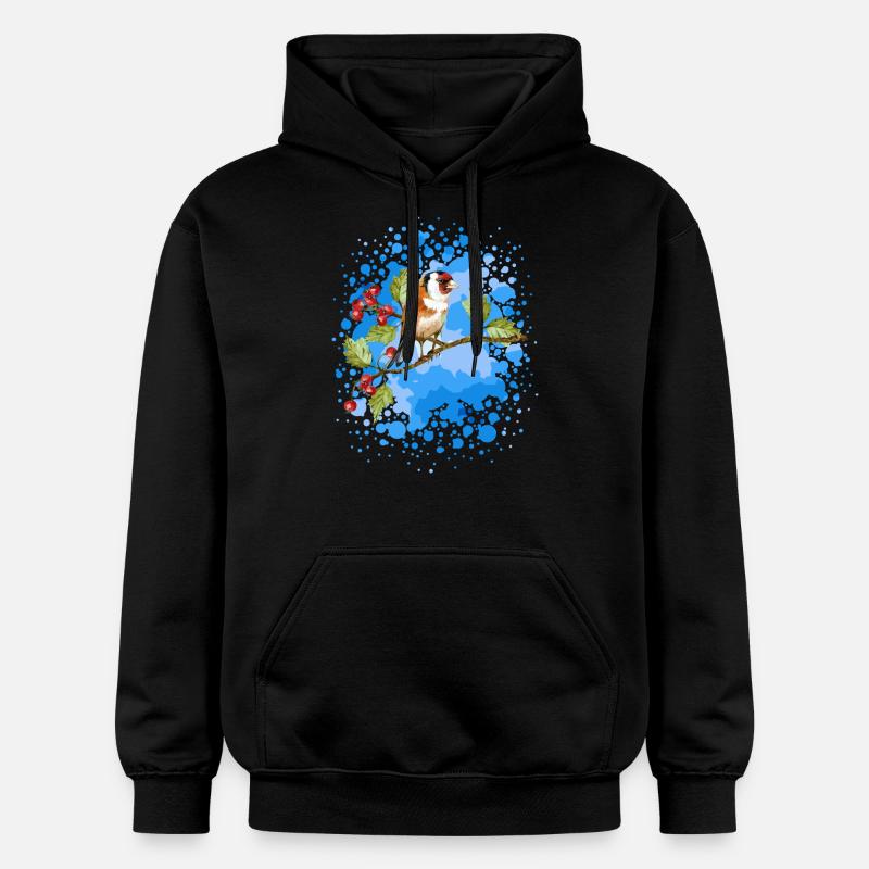 oiseau - Sweat à capuche Softstyle® Gildan Unisexe - noir
