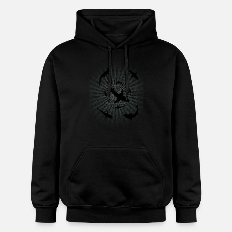 Requins - Requins - Sweat à capuche Softstyle® Gildan Unisexe - noir