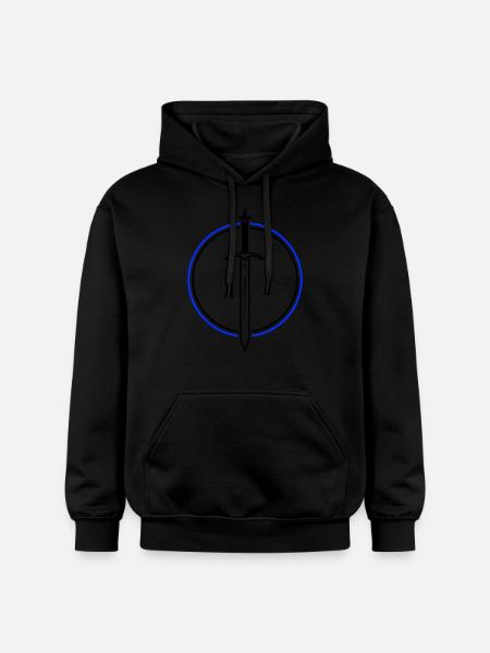 Sword Icon - Gildan Unisex Softstyle® Midweight Hoodie - black