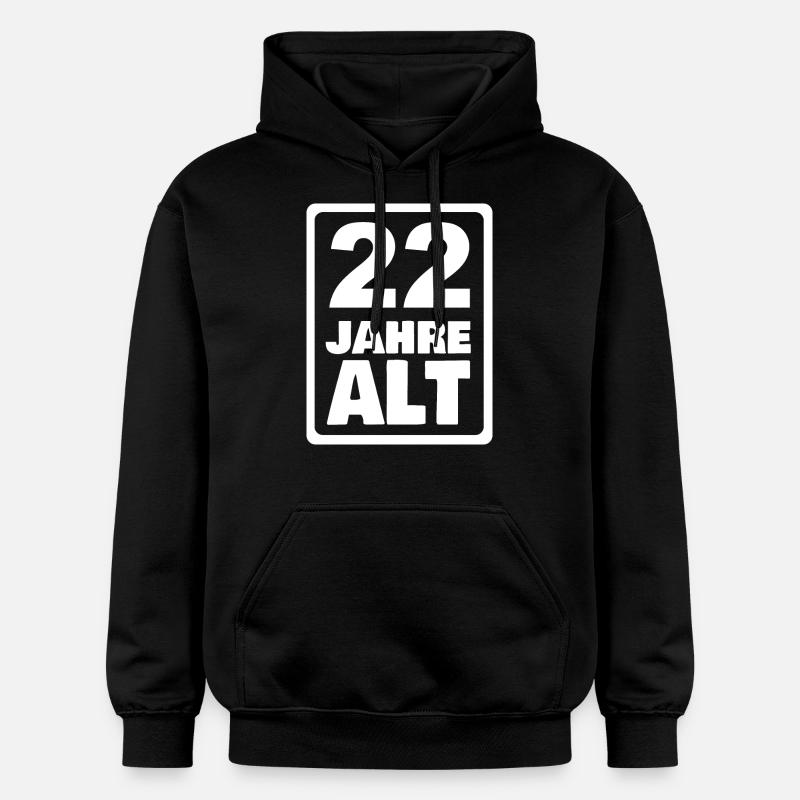 22 - Sweat à capuche Softstyle® Gildan Unisexe - noir