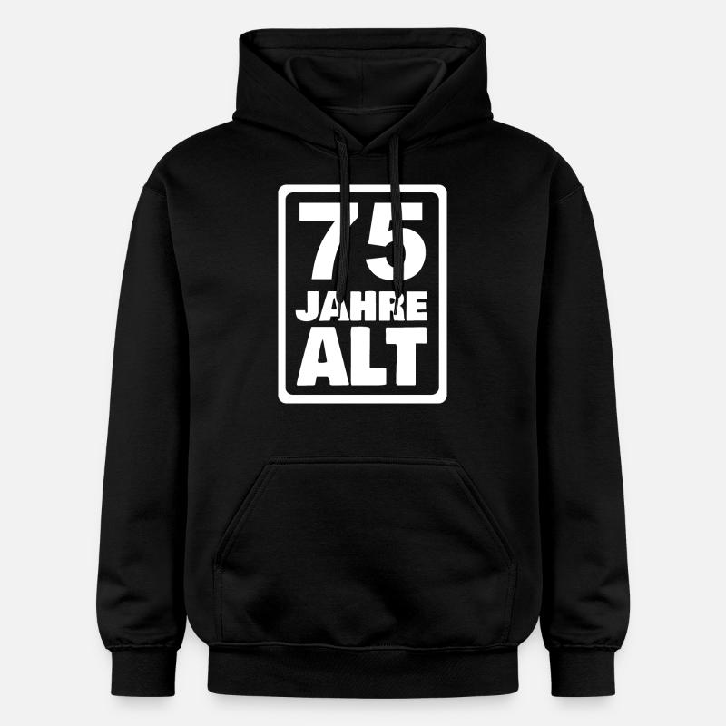 Année 75 - Sweat à capuche Softstyle® Gildan Unisexe - noir