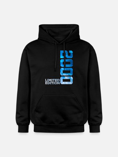 26TH ANNIVERSARY LIMITED EDITION 2000 - Gildan Unisex Softstyle® Midweight Hoodie - black