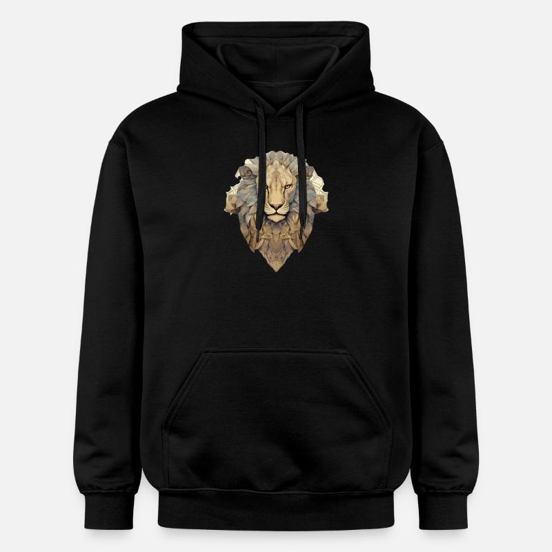 Lion - Sweat à capuche Softstyle® Gildan Unisexe - noir