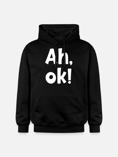 AH OK - Gildan Unisex Softstyle® Midweight Hoodie - Schwarz