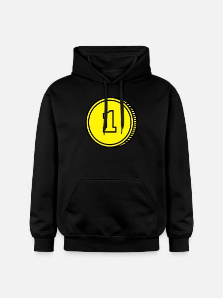 coin - Gildan Unisex Softstyle® Midweight Hoodie - black