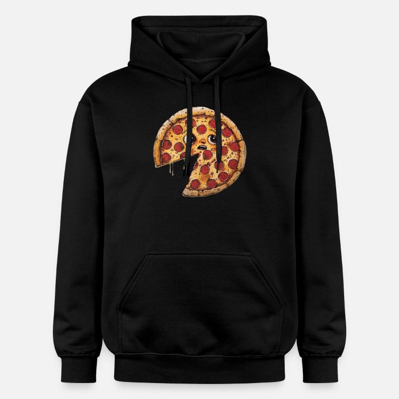 Pizza - Sweat à capuche Softstyle® Gildan Unisexe - noir
