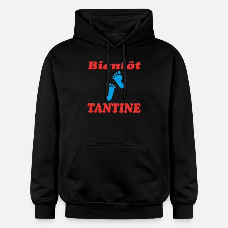 BIENTOT TANTINE - Sweat à capuche Softstyle® Gildan Unisexe - noir