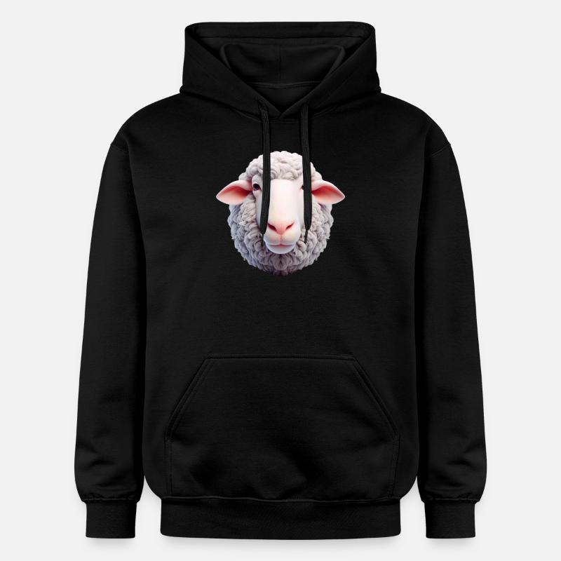 Tête de mouton 2 - Sweat à capuche Softstyle® Gildan Unisexe - noir
