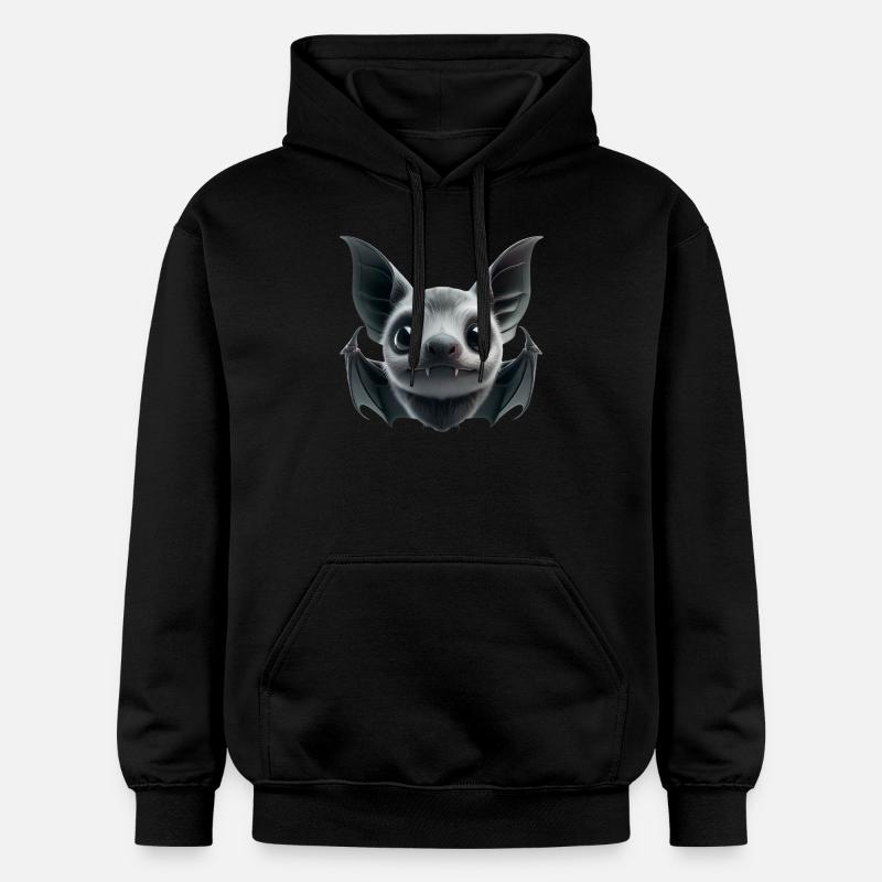 Chauve-souris 1 - Sweat à capuche Softstyle® Gildan Unisexe - noir