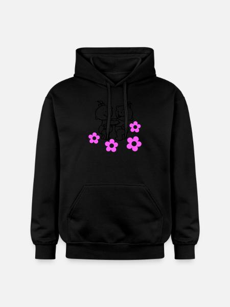 twingirls2 - Sweat à capuche Softstyle® Gildan Unisexe - noir