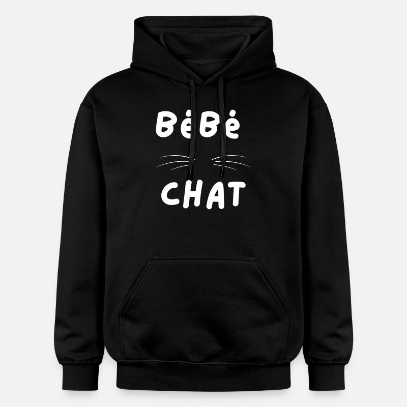 Bébé chat - Sweat à capuche Softstyle® Gildan Unisexe - noir