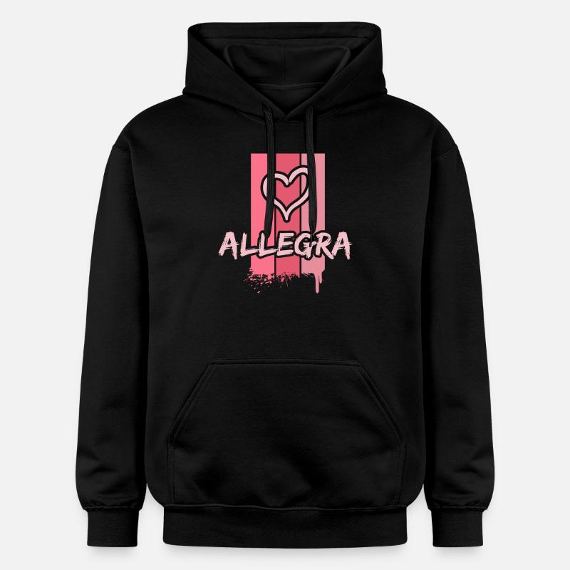 Cadeau pour Allegra - Sweat à capuche Softstyle® Gildan Unisexe - noir