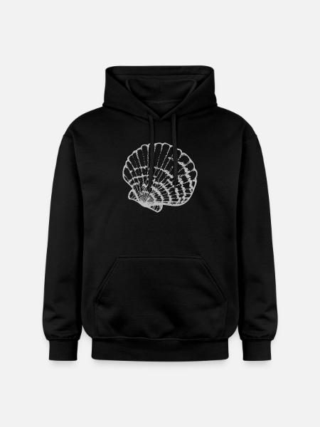 Étude de la lignée de coquilles de moules - Sweat à capuche Softstyle® Gildan Unisexe - noir