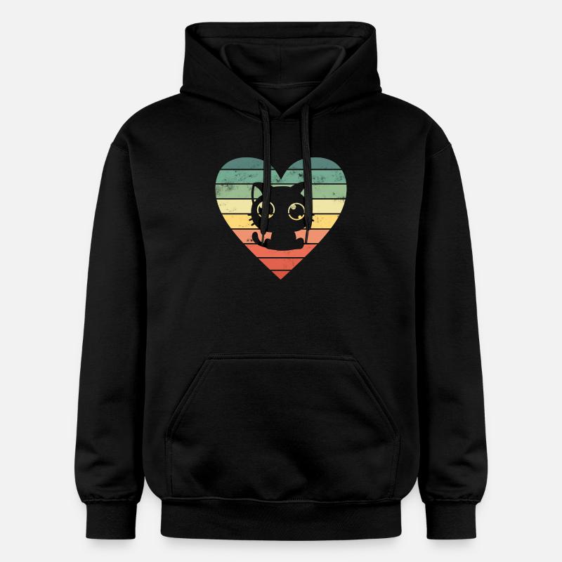 Chats Chats - Sweat à capuche Softstyle® Gildan Unisexe - noir