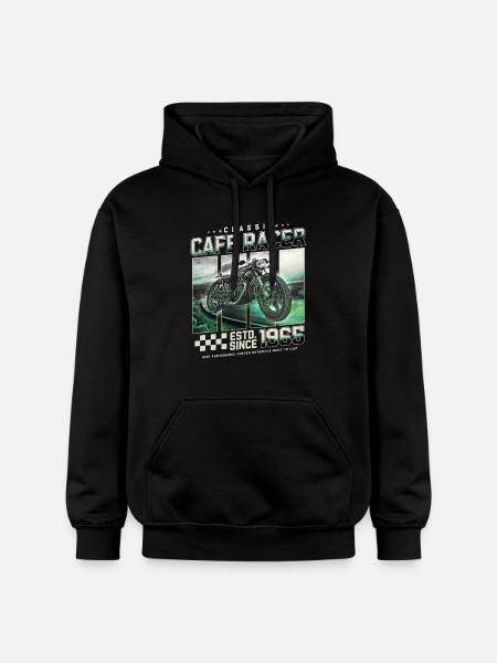 Cafe Racer construit en 1965 - Sweat à capuche Softstyle® Gildan Unisexe - noir
