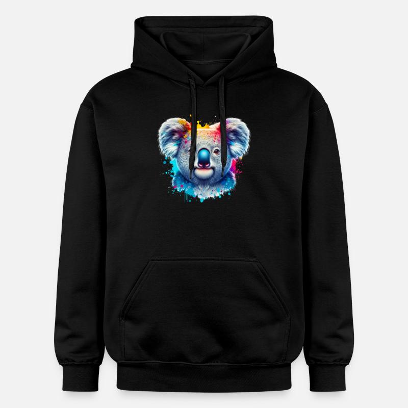 Koala - Sweat à capuche Softstyle® Gildan Unisexe - noir