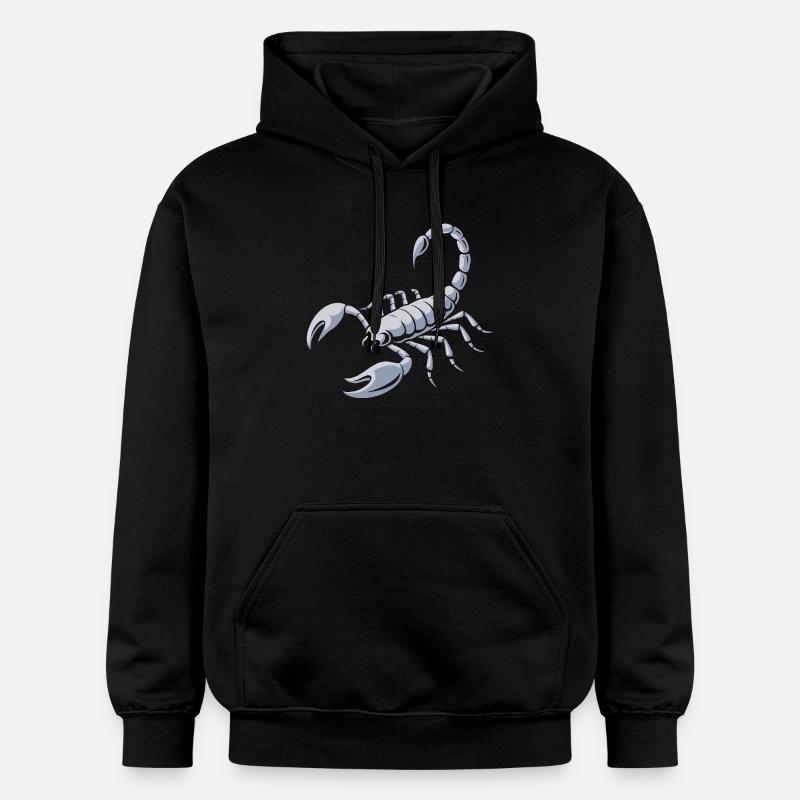 Scorpion féroce - Sweat à capuche Softstyle® Gildan Unisexe - noir