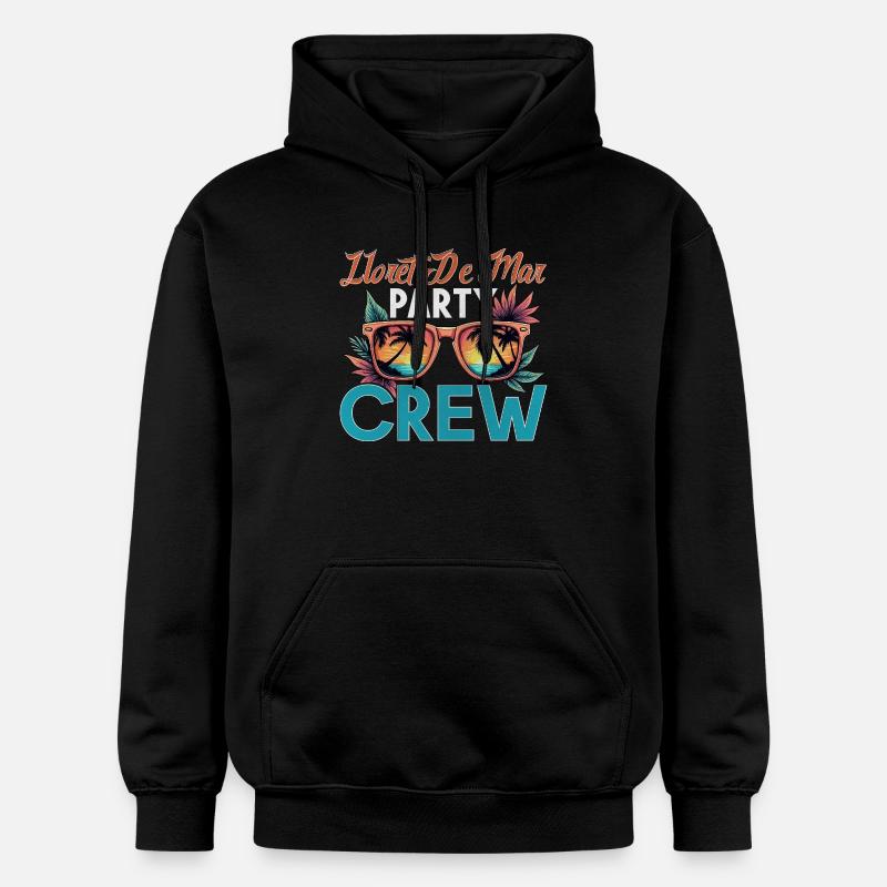 Lloret De Mar Crew - Gildan Unisex Softstyle® Midweight Hoodie - Schwarz