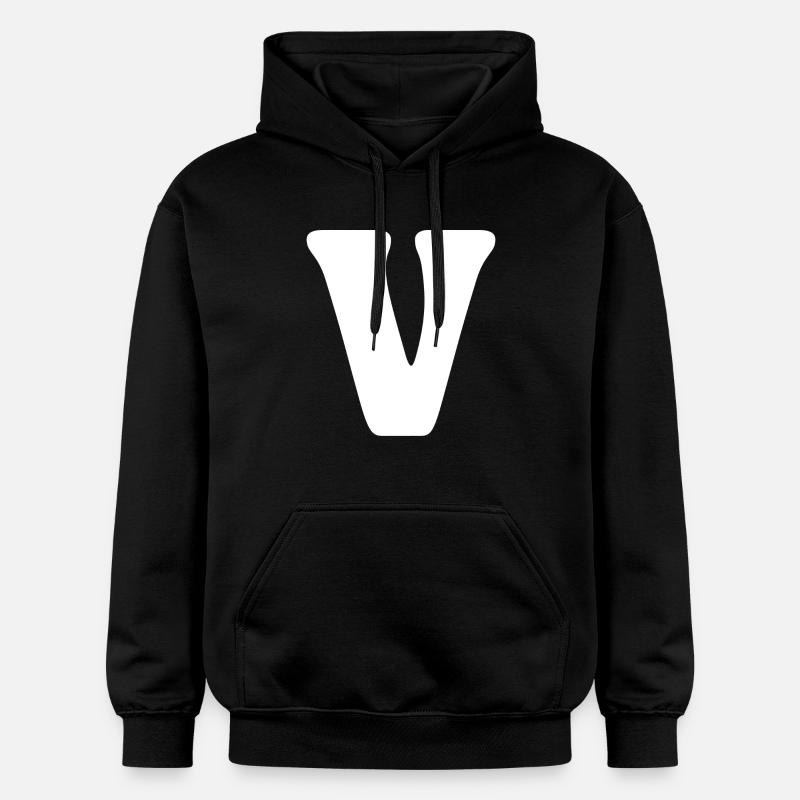 V - Sweat à capuche Softstyle® Gildan Unisexe - noir