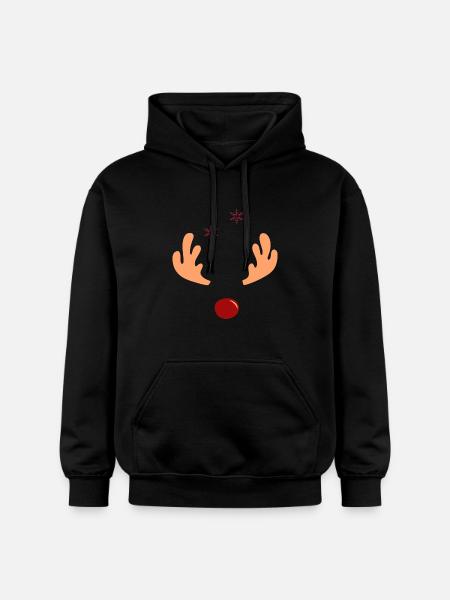 Rentier - Gildan Unisex Softstyle® Midweight Hoodie - Schwarz