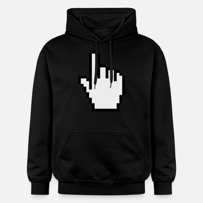 pointeur / curseur - Sweat à capuche Softstyle® Gildan Unisexe - noir