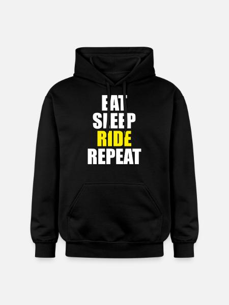 Moto Cross - Gildan Unisex Softstyle® Midweight Hoodie - black