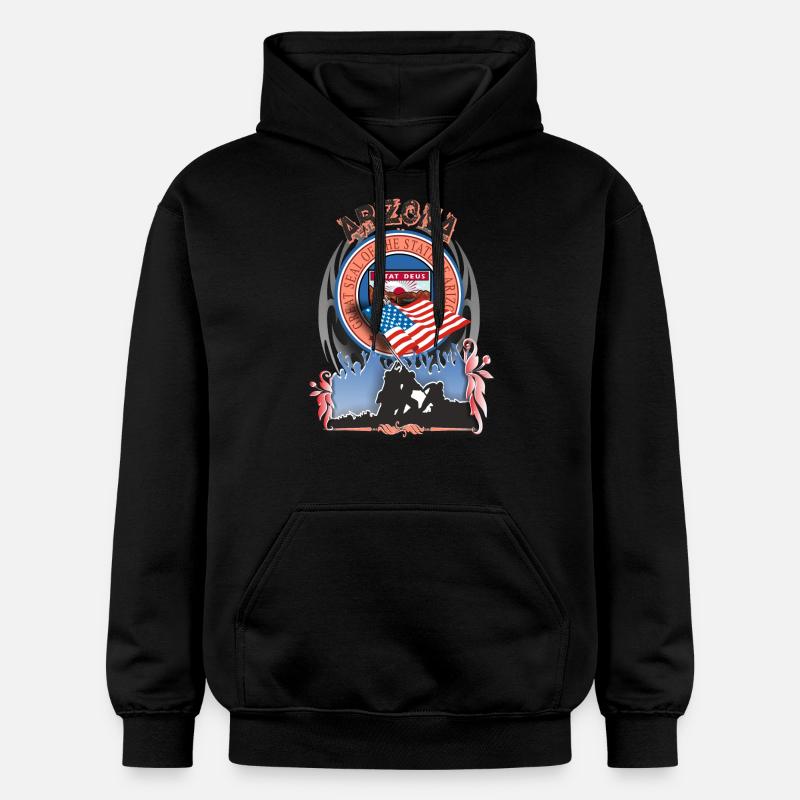 Arizona - Sweat à capuche Softstyle® Gildan Unisexe - noir
