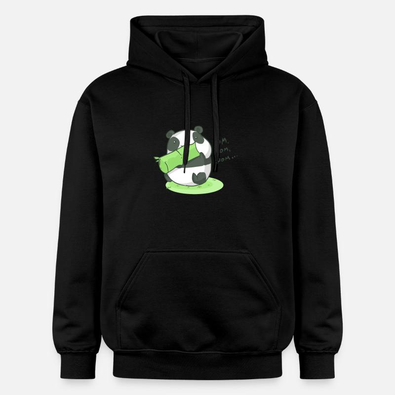 panda - Sweat à capuche Softstyle® Gildan Unisexe - noir
