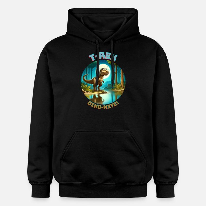 T Rex7 - Sweat à capuche Softstyle® Gildan Unisexe - noir