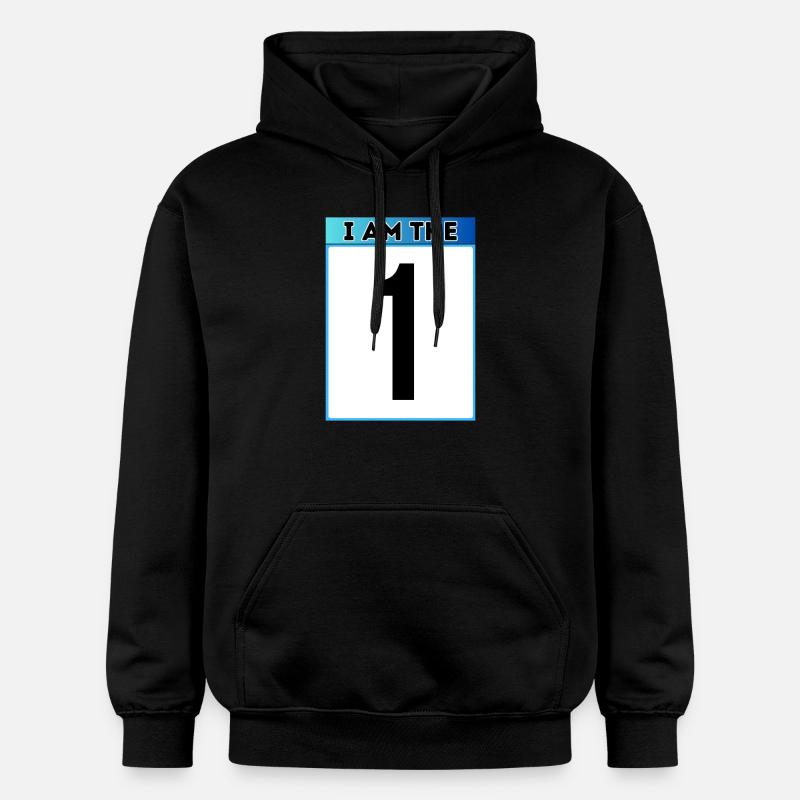 Je suis le 1 - Sweat à capuche Softstyle® Gildan Unisexe - noir