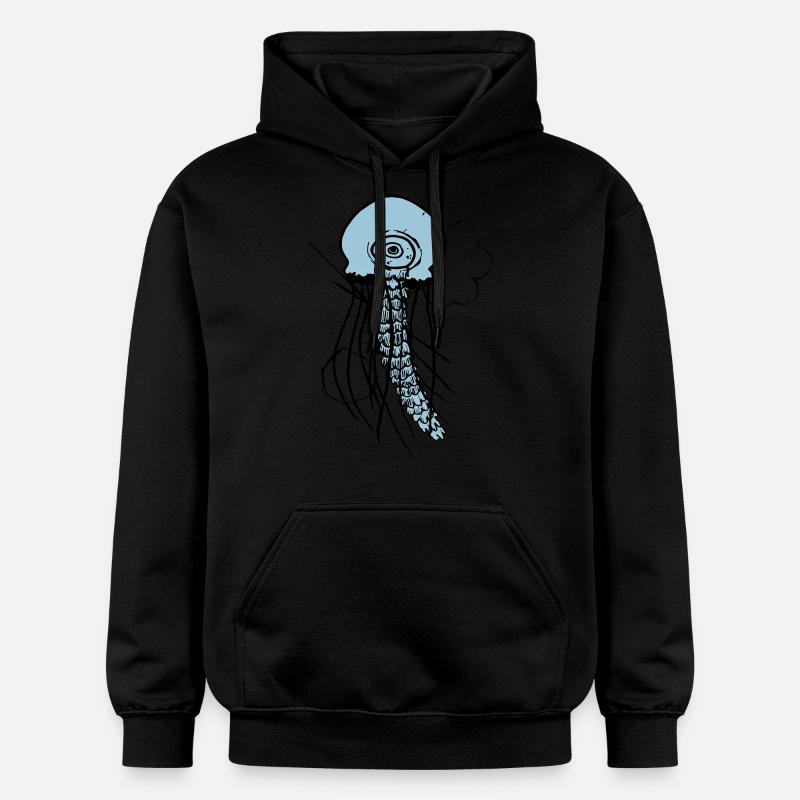 méduse - Sweat à capuche Softstyle® Gildan Unisexe - noir