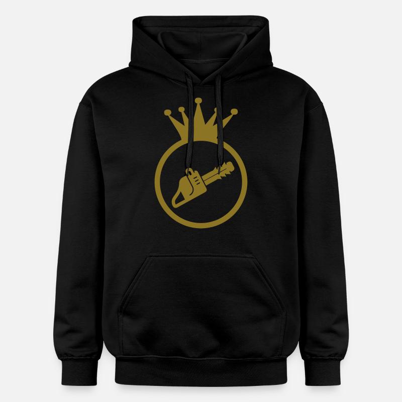 bûcheron / forêt / arbre / bois - Sweat à capuche Softstyle® Gildan Unisexe - noir