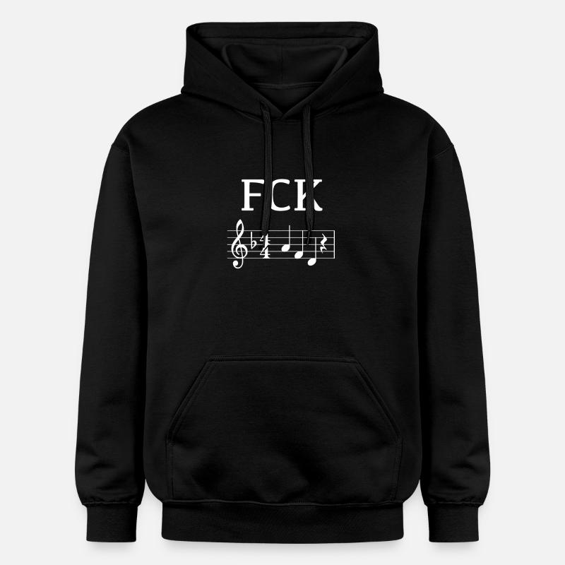 FCK AFD Noten - Gildan Unisex Softstyle® Midweight Hoodie - Schwarz