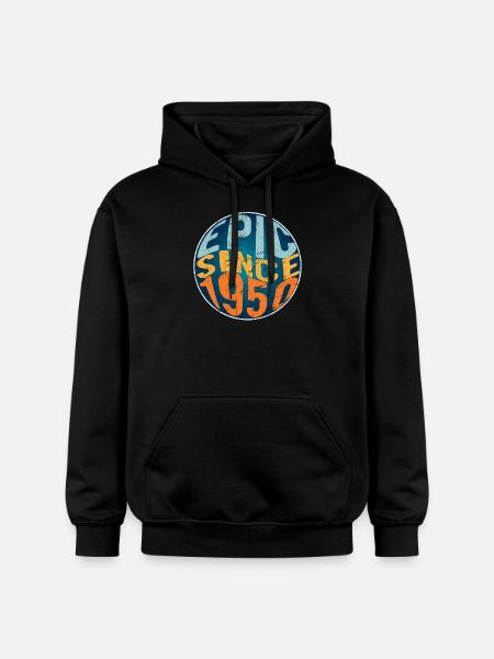 Epic since 1950 - Gildan Unisex Softstyle® Midweight Hoodie - black