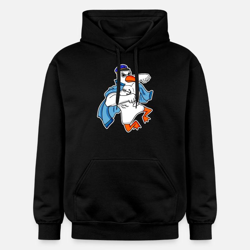 Seagull Captain Faust - Gildan Unisex Softstyle® Midweight Hoodie - black