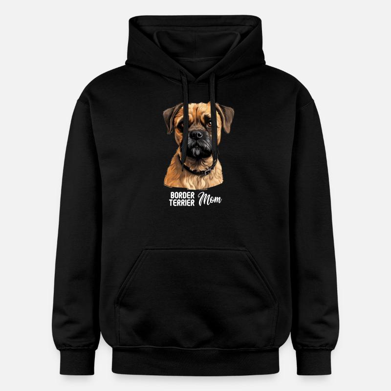 Chien Border Terrier - Sweat à capuche Softstyle® Gildan Unisexe - noir