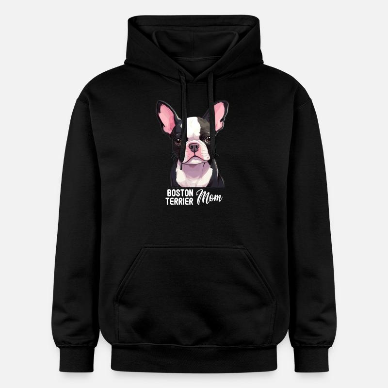 Chien Boston Terrier - Sweat à capuche Softstyle® Gildan Unisexe - noir
