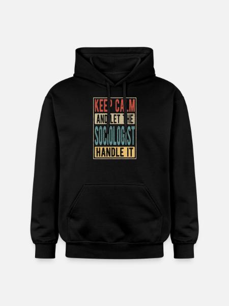 Sociologist Retro Gift - Gildan Unisex Softstyle® Midweight Hoodie - black