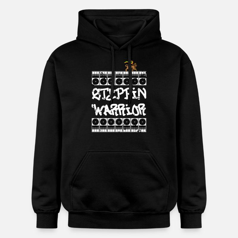 Guerrier des steppins - Sweat à capuche Softstyle® Gildan Unisexe - noir