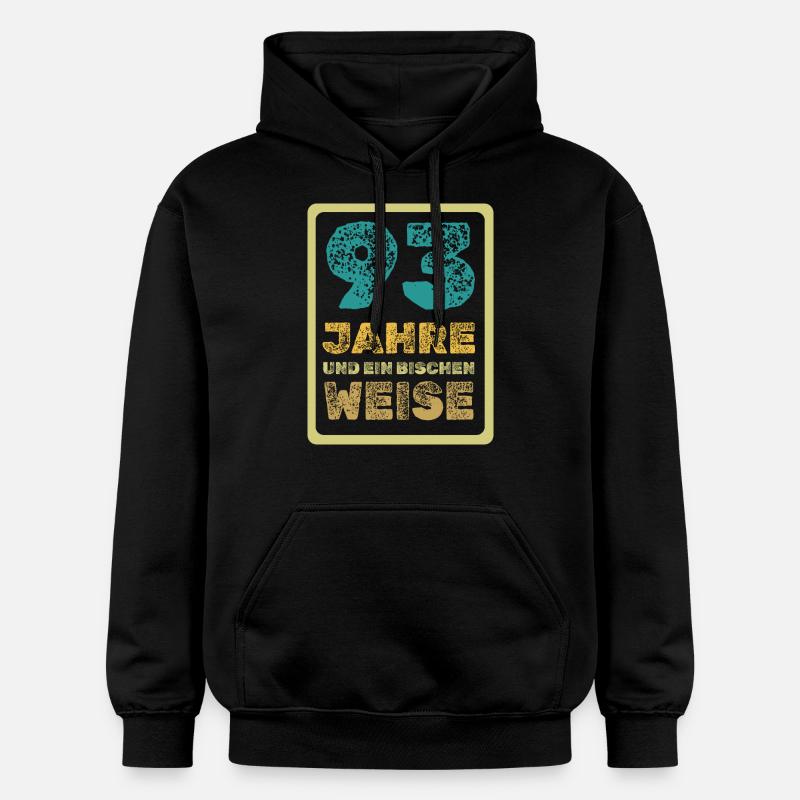Âge 93 - Sweat à capuche Softstyle® Gildan Unisexe - noir