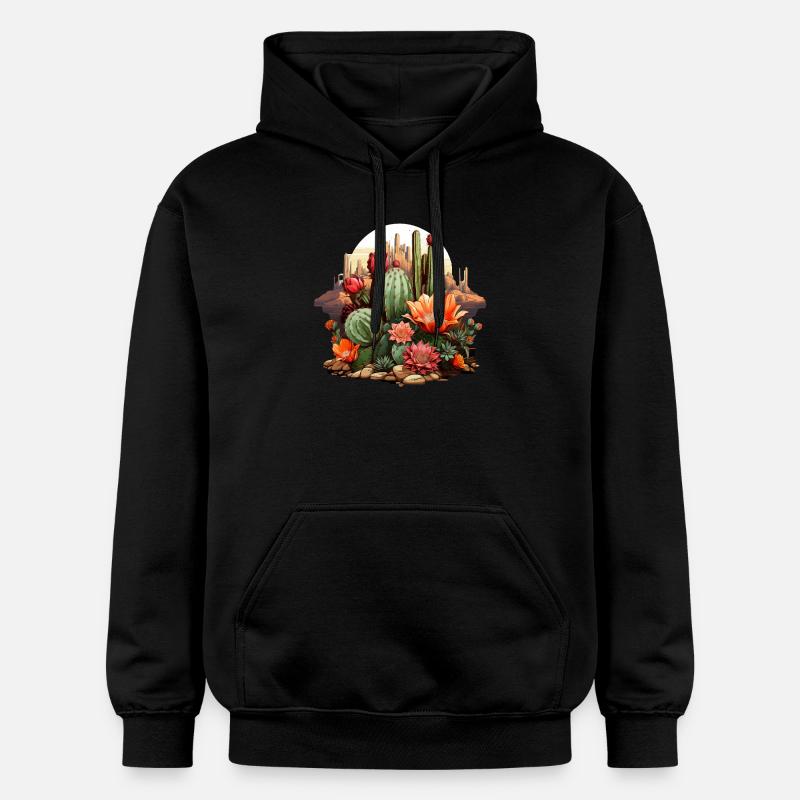 Cactus - Sweat à capuche Softstyle® Gildan Unisexe - noir