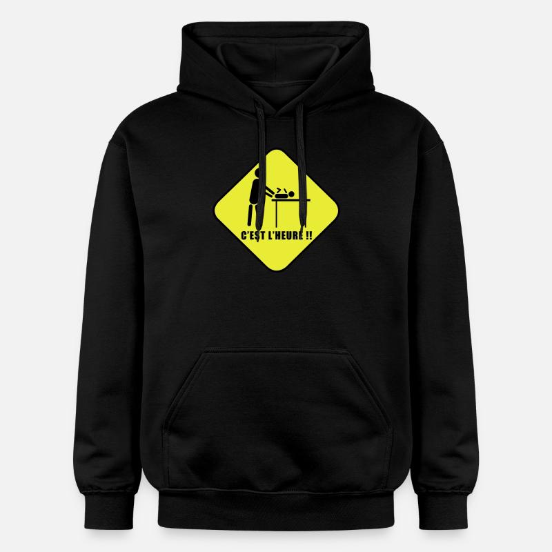 Couche en travaux - Sweat à capuche Softstyle® Gildan Unisexe - noir