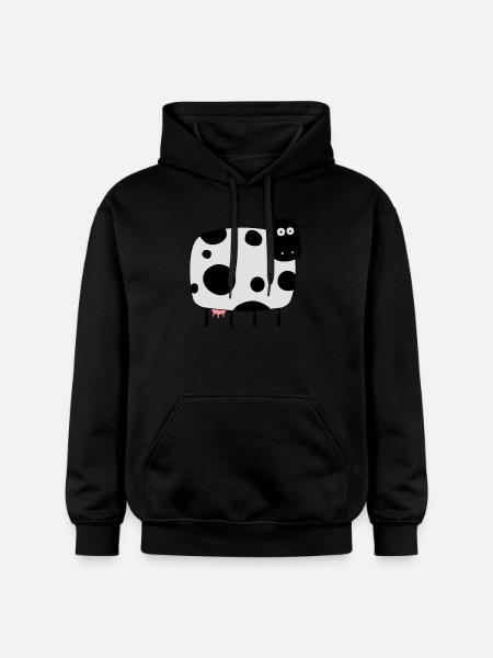 Kuh - Sweat à capuche Softstyle® Gildan Unisexe - noir