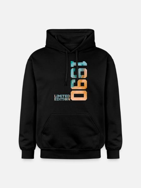 36TH BIRTHDAY LIMITED EDITION 1990 - Gildan Unisex Softstyle® Midweight Hoodie - black