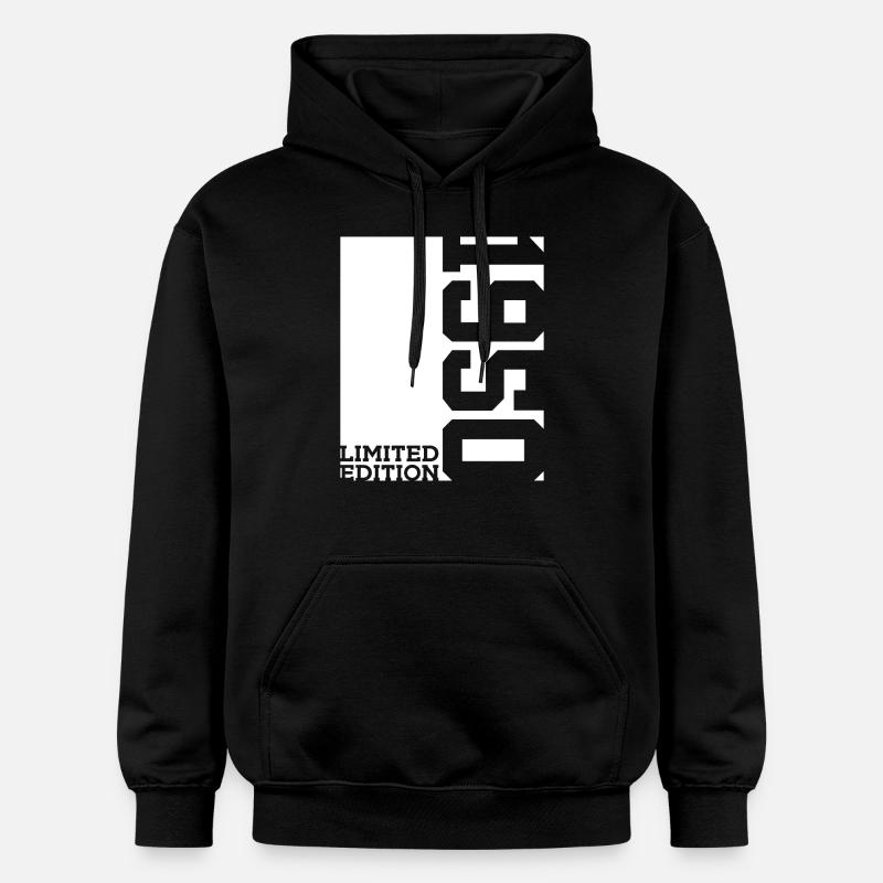 76E ANNIVERSAIRE ÉDITION LIMITÉE 1950 - Sweat à capuche Softstyle® Gildan Unisexe - noir