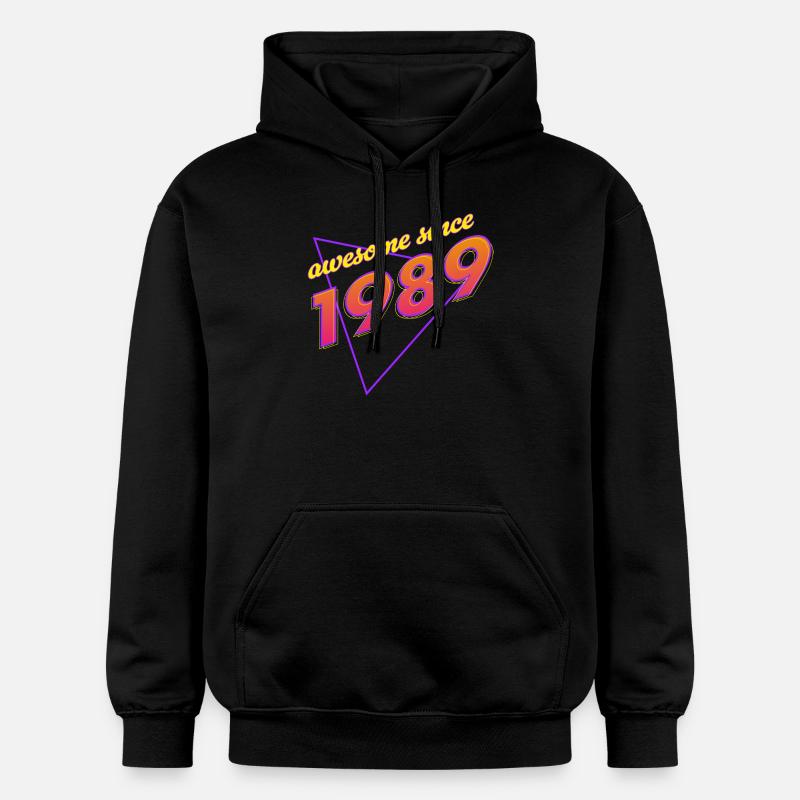 Rétro - Awesome since 1989 - Sweat à capuche Softstyle® Gildan Unisexe - noir
