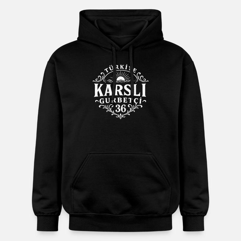 Kars - Sweat à capuche Softstyle® Gildan Unisexe - noir