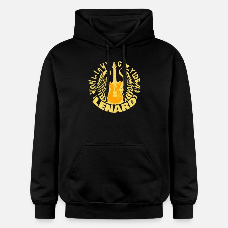 Guitare Lenard - Sweat à capuche Softstyle® Gildan Unisexe - noir