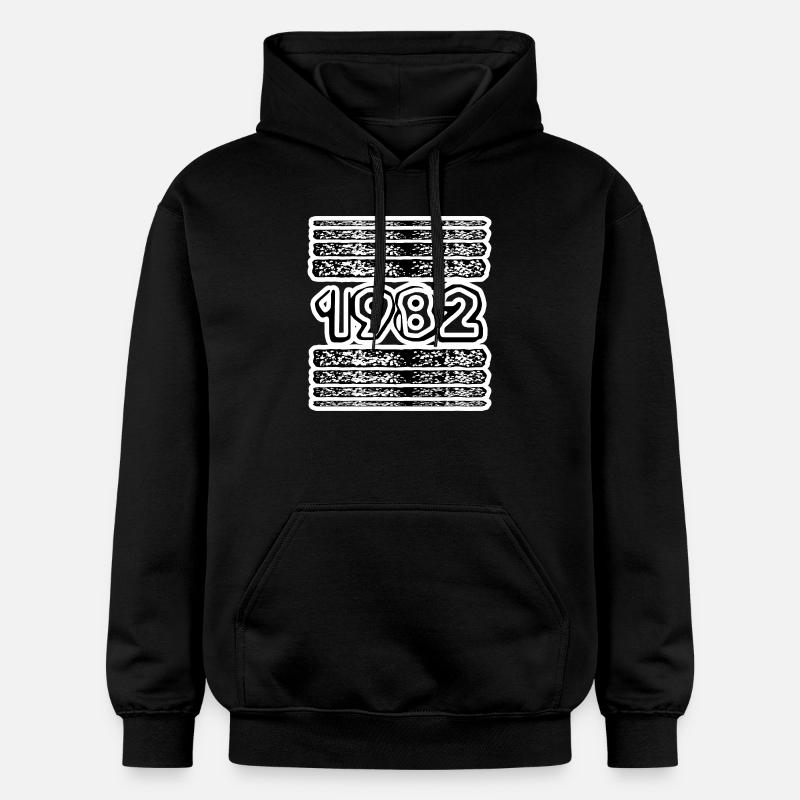 1982 - Sweat à capuche Softstyle® Gildan Unisexe - noir